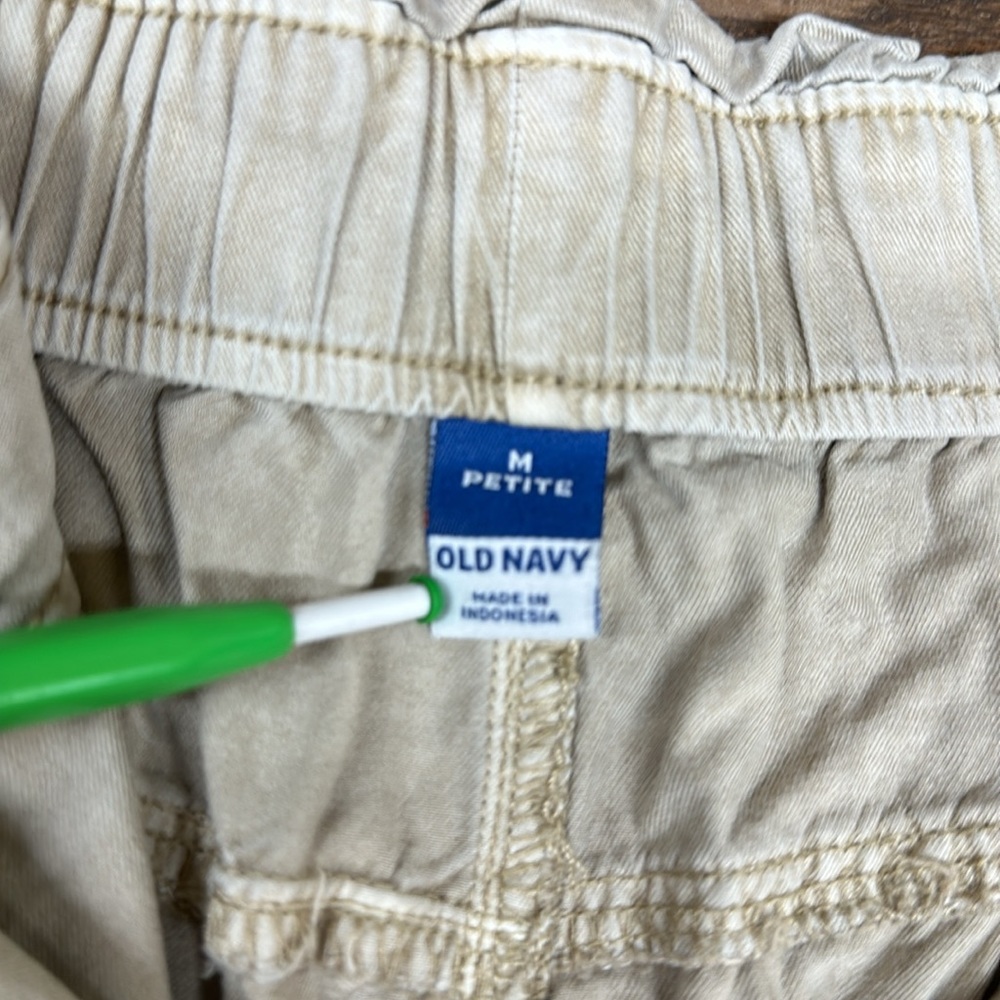 Old Navy Elastic Waist Work Pants Lounge Khaki Black Gray Wine Green Lot of 5 - Picture 5 of 8